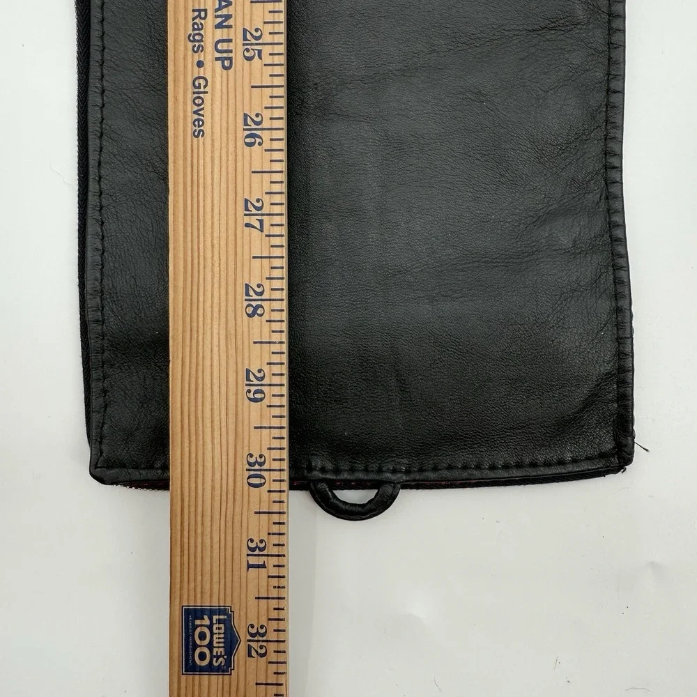 Vintage Leachman Friesen Leather Zip Men's Tie Travel Case Carrier‎ With Hanger